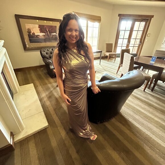 SIZE 6 Sau Lee Zoey Dress (ONLY WORN ONCE - IN A GREAT CONDITION! NO ISSUES) - Picture 3 of 4